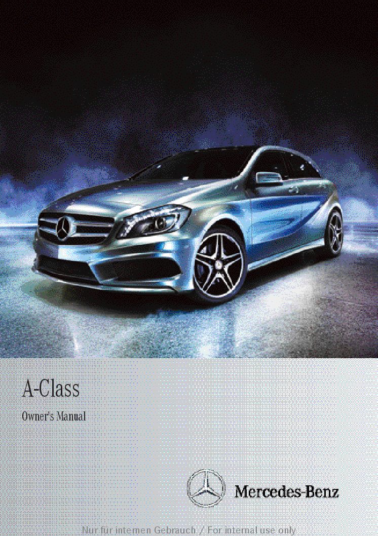 Mercedes A Class W177 User Manual - clevergang